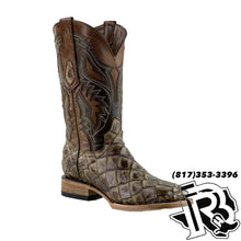 Load image into Gallery viewer, ORIX BIG BASS PRINT | MEN SQUARE TOE BOOTS