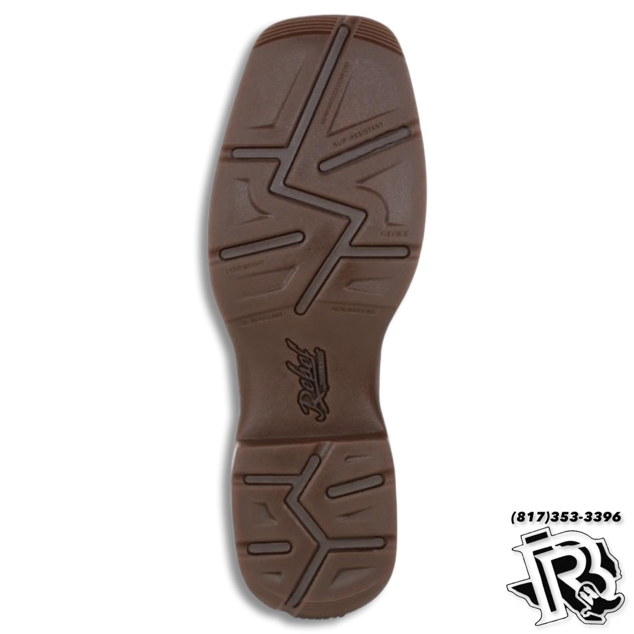DURANGO NO STEEL TOE | Rebel Dark Chestnut Western Boot DDB0317