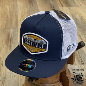 “ Carlos “ | MEN CAP PATCH NAVY WHITE LOST CALF