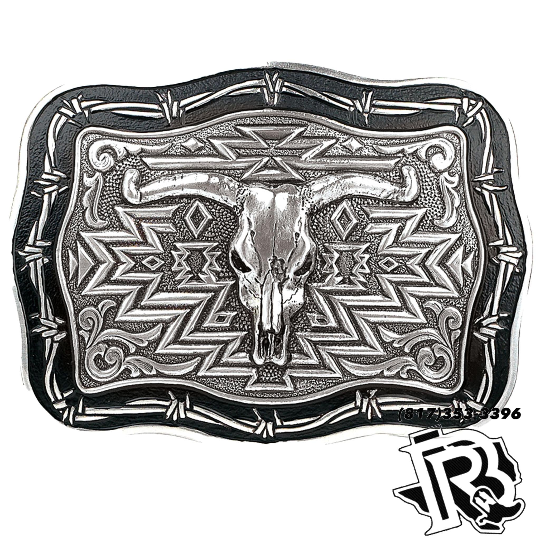 CRUMRINE VINTAGE STEER SKULL BUCKLE 38026