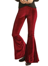 Load image into Gallery viewer, ROCK&amp;ROLL VELVET BELL BOTTOM 78-3641