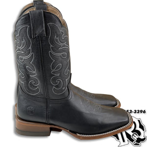 Leather Square Toe | Black Men Square Toe Boot