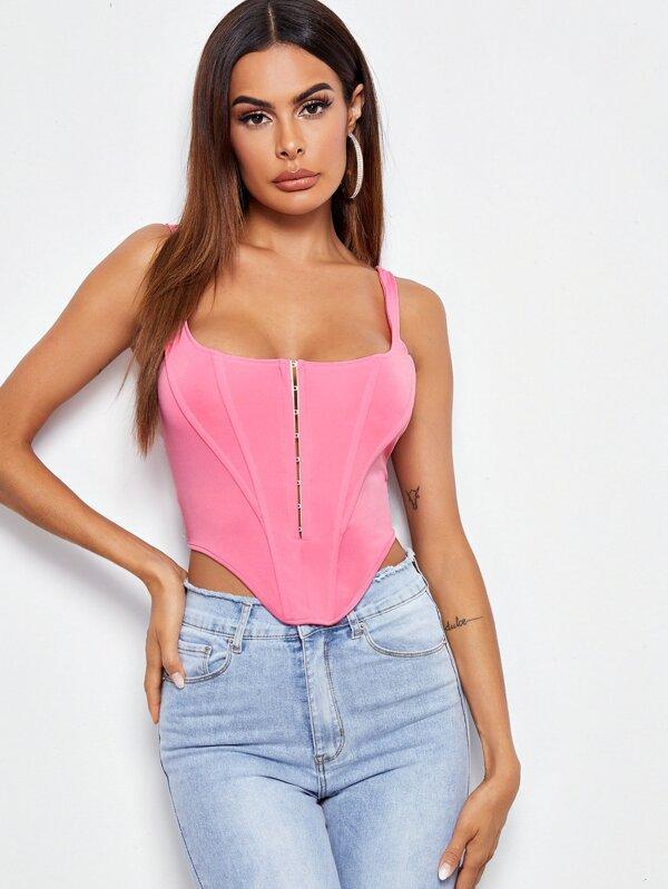 PINK CORSET TOP