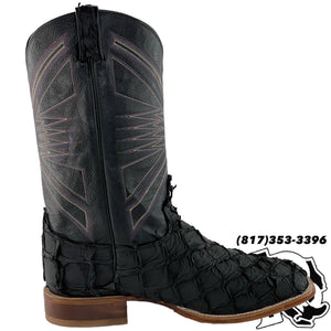 BIG BASS FISH BOOT | TONY LAMA MEN BOOTS 8260 MATTE BLACK
