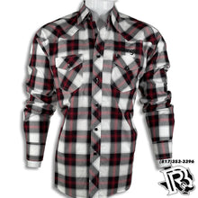 Load image into Gallery viewer, SQUARE PATTERN | MEN WESTERN WRANGLER SHIRT LONG SLEEVE