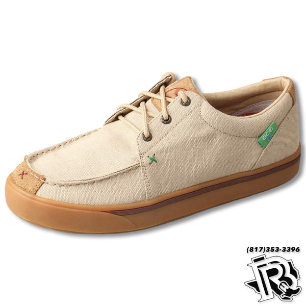Twisted X : Men's Hooey Lopers Oxford TAN (MHYC011) – Botas Rojero