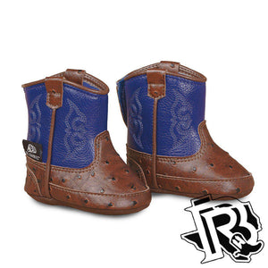 DBL BARREL WESTON BABY BUCKER ostrich print 4421027
