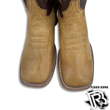 Load image into Gallery viewer, ORIGINAL SOFT OSTRISH | MEN UMBER WESTERN SQUARE TOE BOOTS