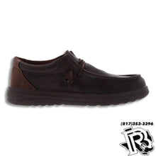 Load image into Gallery viewer, “ PAUL “ | MEN WAXED CHOCOLATE CASUAL CANVAS SHOE