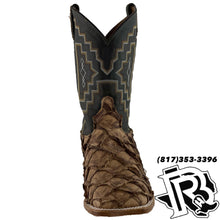 Load image into Gallery viewer, BIG BASS FISH BOOT | TONY LAMA MEN SQUARE TOE WESTERN BOOT  LEVIATHAN CHOCOLATE