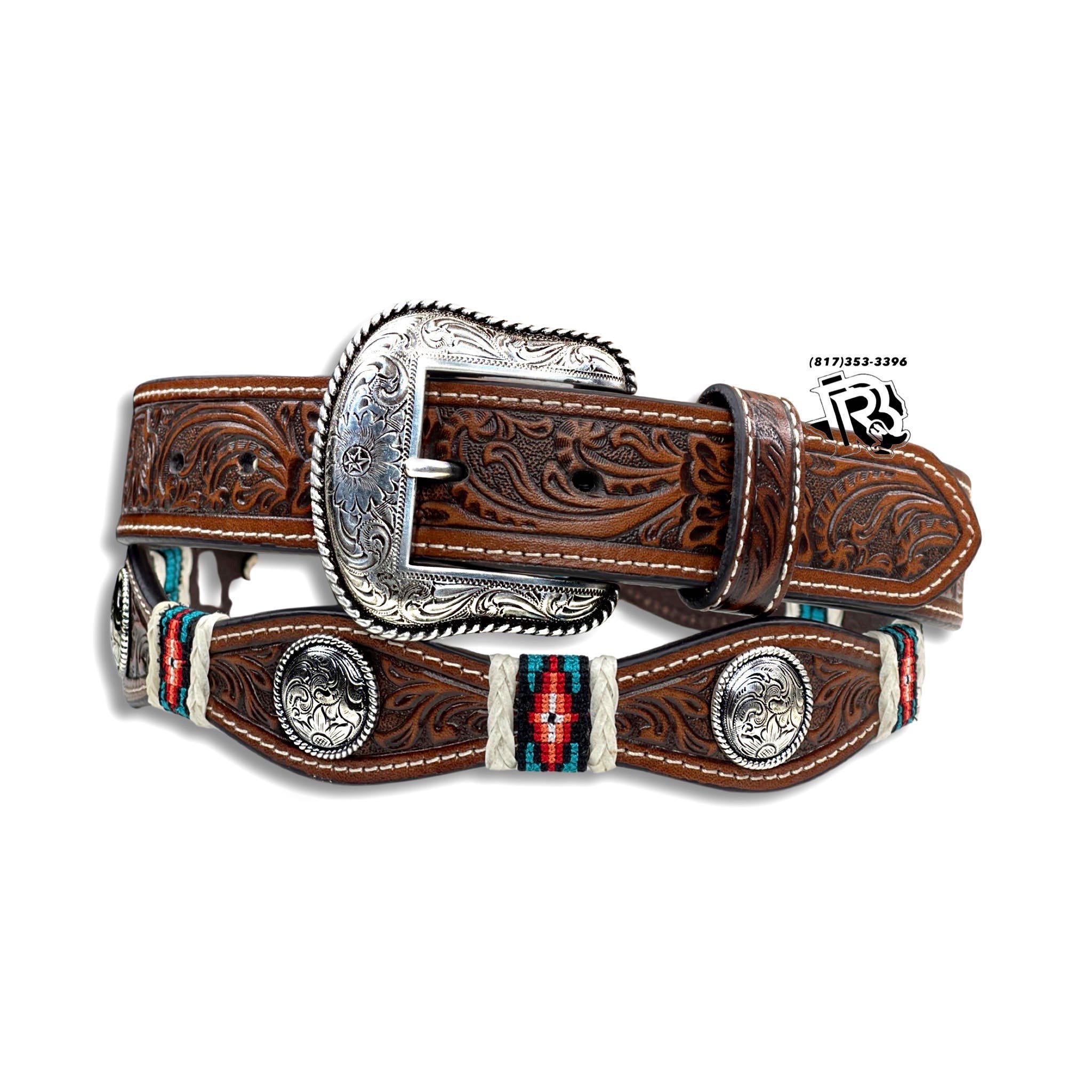 “ Joshua “ | Men Western Belt Conchos Aztec N210003708