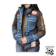 Load image into Gallery viewer, “ Mariana “ | WOMEN CINCH AZTEC WESTERN  JACKET BROWN BLUE MAJ9858001