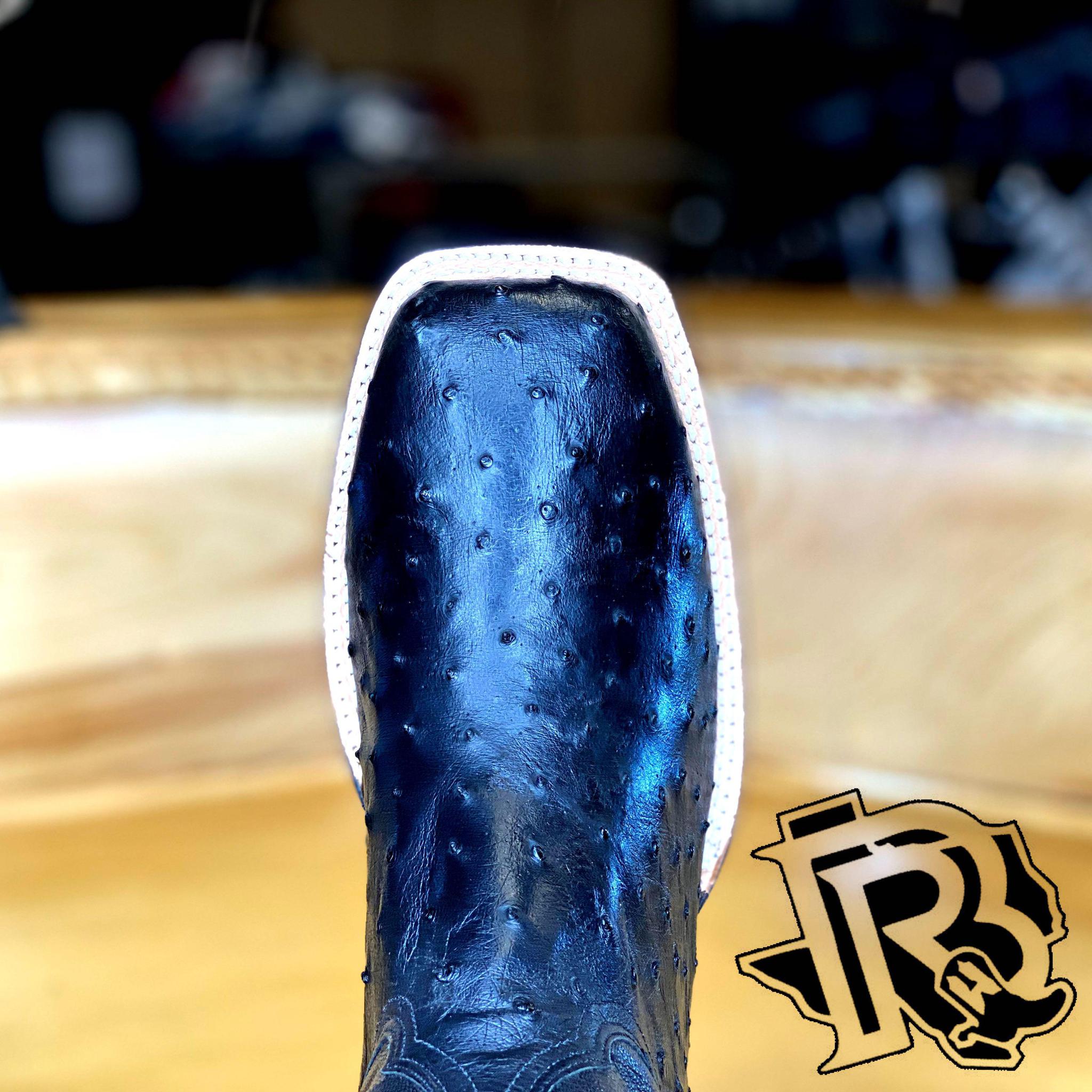 Justin EXCLUSIVE To BR Black Full Quill Ostrish 8514
