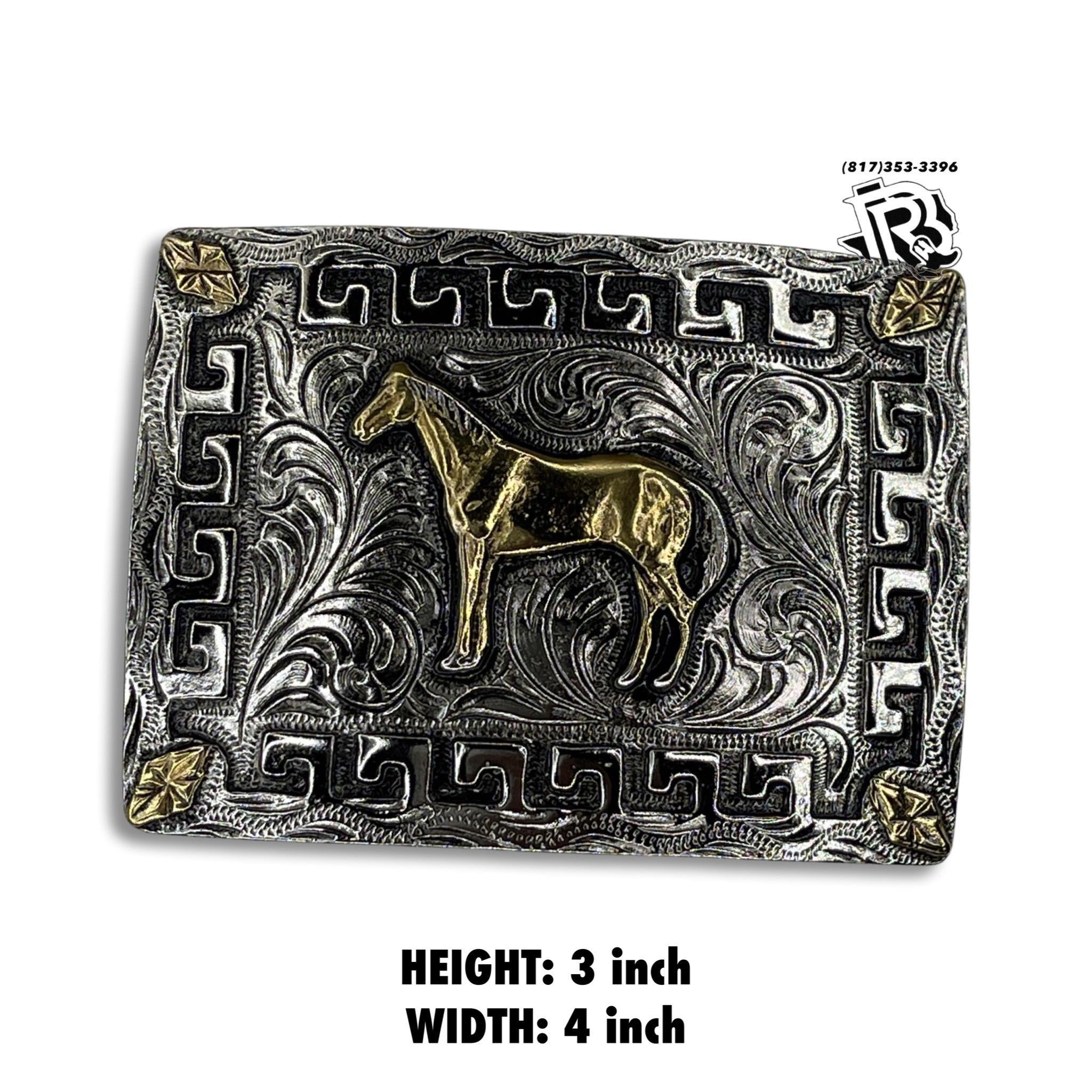 “ Horse “ | MEN WESTERN BELT BUCKLE SQUARE