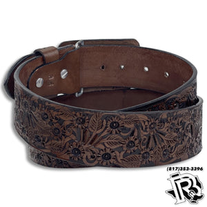ANDREW TOOLED LEATHER BELT