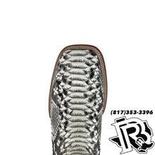 Load image into Gallery viewer, ORIGINAL PYTHON SNAKE | SQUARE TOE MEN BOOTS STYLE #1010