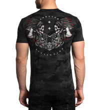 Load image into Gallery viewer, AFFLICTION JAGUAR GOD SHORT SLEEVE SHIRT A22775