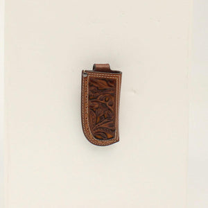 KNIFE SHEATH PIERCED BUCK LACE EDGE BROWN 1805808