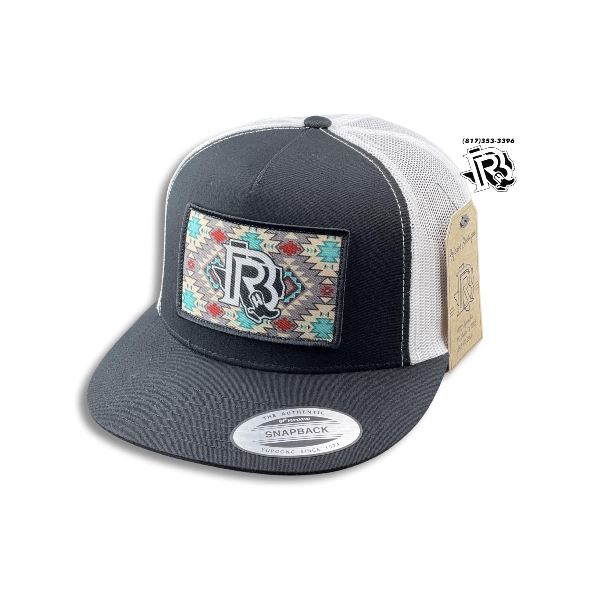 “ Anthony “ | WESTERN CAP BY BR AZTEC Black White