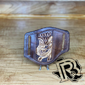 KNIFE SHEATH / HOLSTER HANDMADE CHOCOLATE