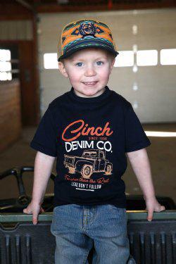 TODDLER CINCH DENIM CO TEE - NAVY | MTT7671078