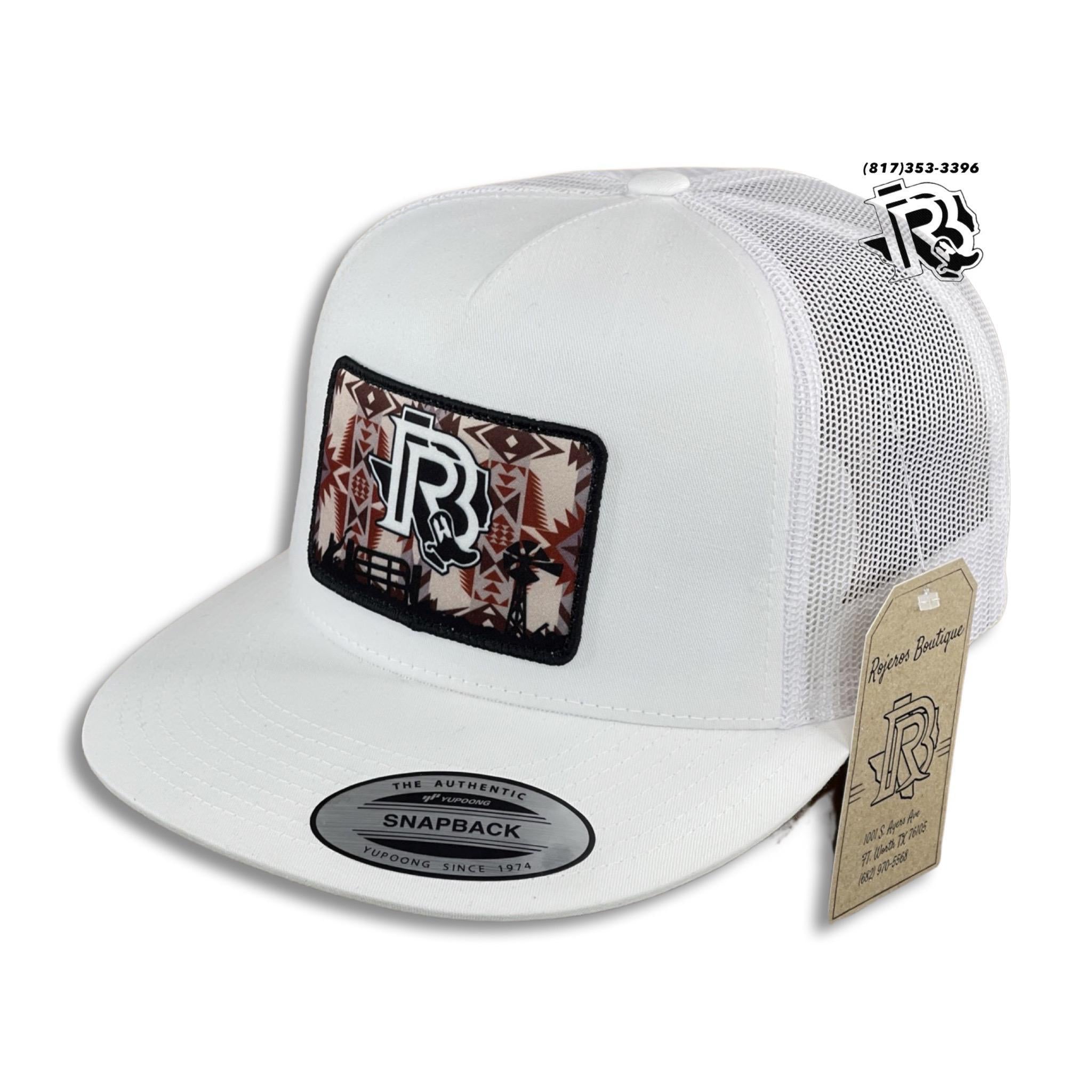“ Rust “ | BR CAPS WESTERN TRUCKER CAP WHITE