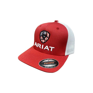 Men's ariat USA Shield Red Cap |A300035004