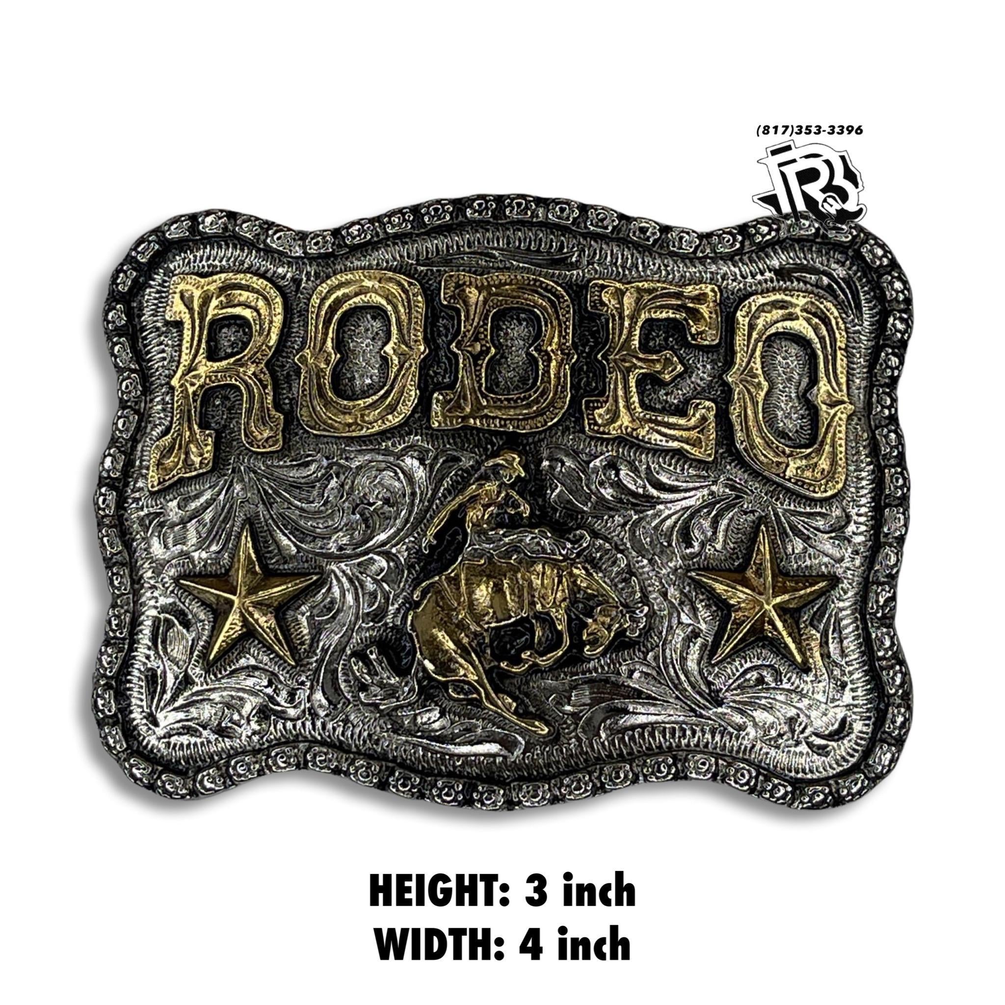 “ Rodeo Gold “ | MEN WESTERN BELT BUCKLE SQUARE