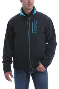 CINCH | Mens Concealed Carry Bonded Jacket - Black/Light Blue