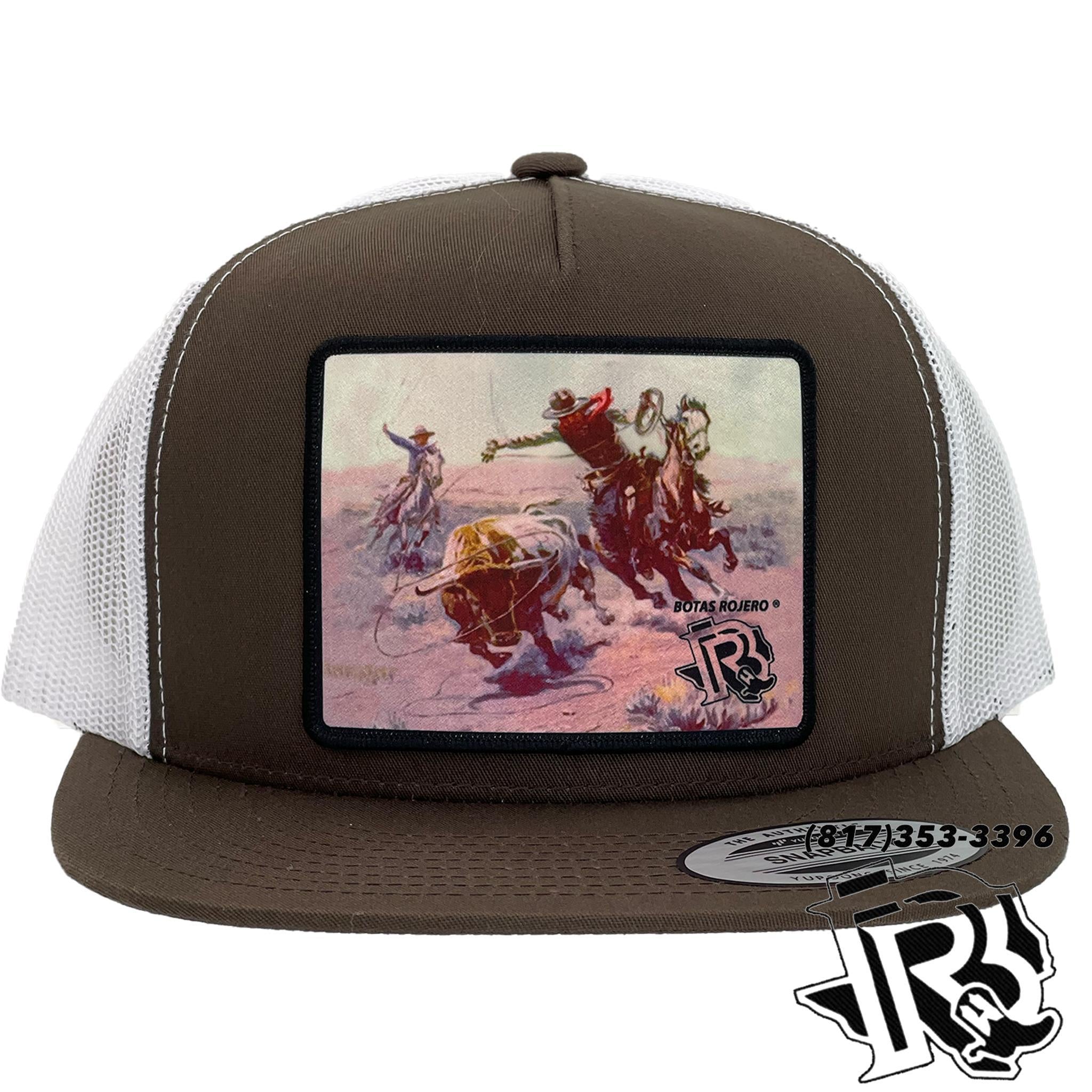 ROPING EDITION : BY BR CAP BROWN/WHITE