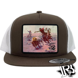 ROPING EDITION : BY BR CAP BROWN/WHITE