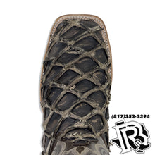 Load image into Gallery viewer, BIG BASS FISH BOOT |TONY LAMA MARQUIS PIRARUCU MEN SQUARE TOE WESTERN BOOT