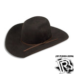 “ Freddie “ | Twister Youth Black With Chocolate Band Wool Hat T7234447