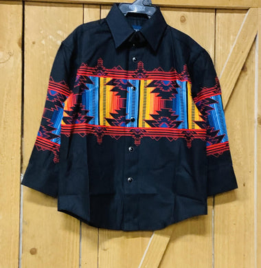 Boys long sleeve shirt black | PHBSOSR0MW