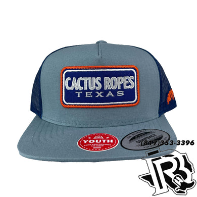 Hooey Children's Cactus Ropes Navy Blue 6 Panel Trucker Hat CR071-Y