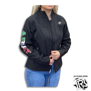 “ Isla “ | WOMEN ARIAT JACKET BLACK MEXICO FLAG 10031428