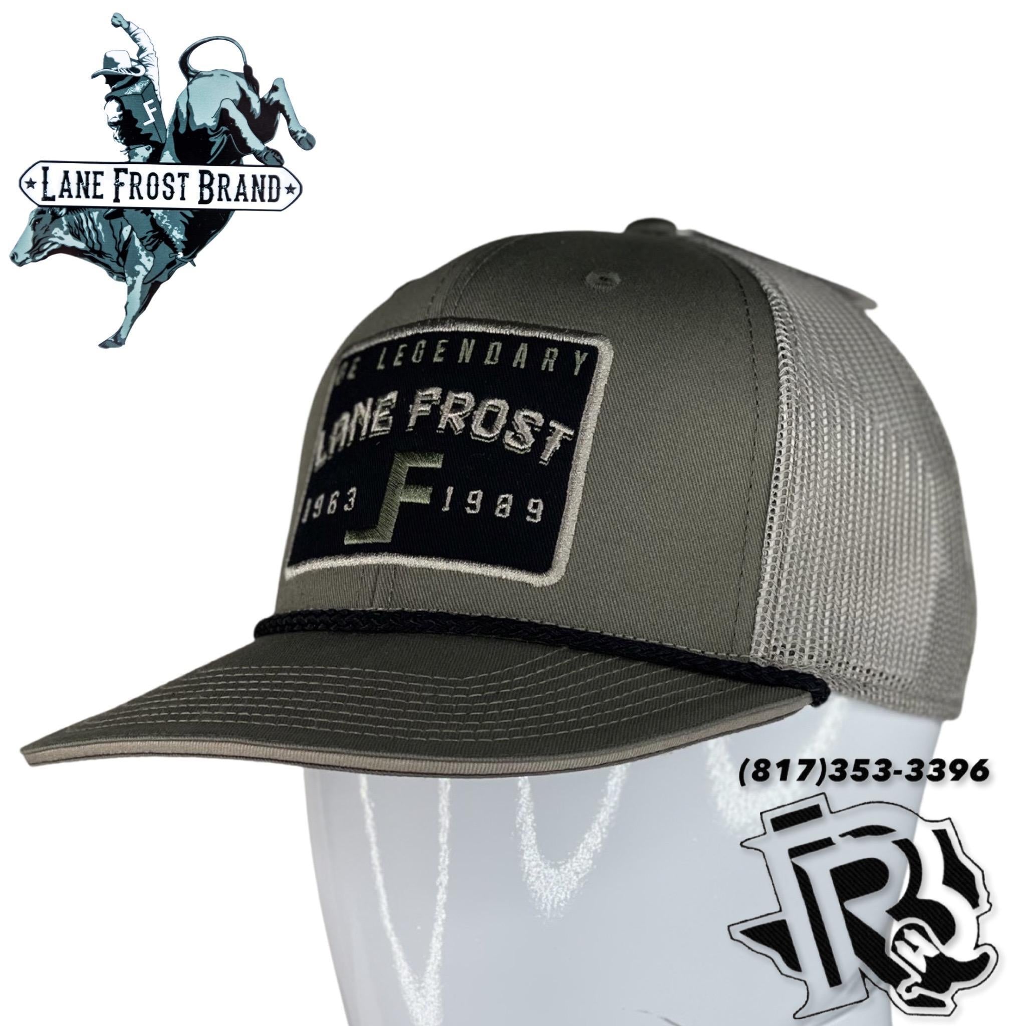 LANE FROST CAP | NAVY GREEN WITH ROPE
