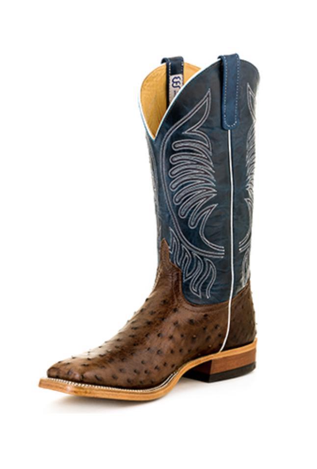 Men's Anderson Bean Kango Tabac Mad Dog Full Quill Ostrich | S3004