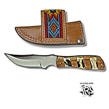 Load image into Gallery viewer, “ Anthony “ | MEN WESTERN KNIFE WITH AZTEC