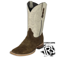 Load image into Gallery viewer, ROUGH OUT BOOTS | LIGHT BROWN SQUARE TOE