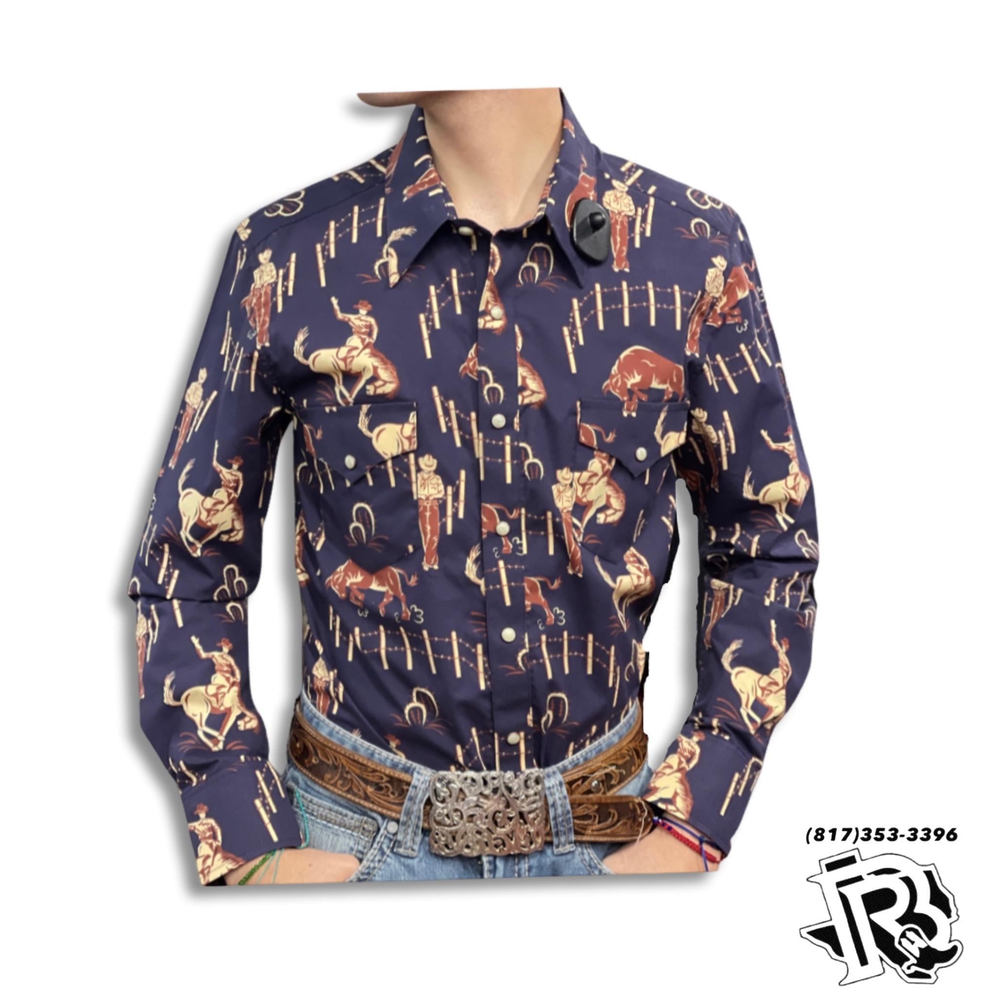 “ Greyson “ | Men Western Long Sleeve Vintage Shirt RRMSOSRZ1N