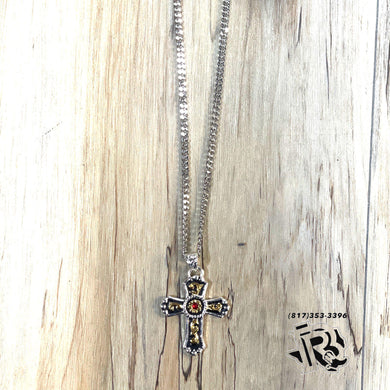 “ Miguel “ | MEN WESTERN NECKLACE REDCROSS TOOLED  DN121
