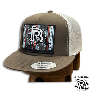 “ WINTER “ | AZTEC PATTERN BR LOGO CAP BROWN / WHITE