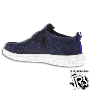 “ MICHAEL “ | NAVY MEN'S CASUAL CANVAS SHOE EM2034