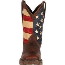 Load image into Gallery viewer, DURANGO NO STEEL | USA FLAG MEN WESTERN WORK BOOTS Db5554
