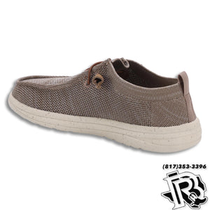 “ MICHAEL “  | BEIGE MEN'S CASUAL CANVAS SHOE EM2034