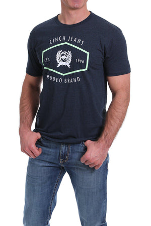 MEN'S FRONT LOGO TEE - NAVY MTT1690383
