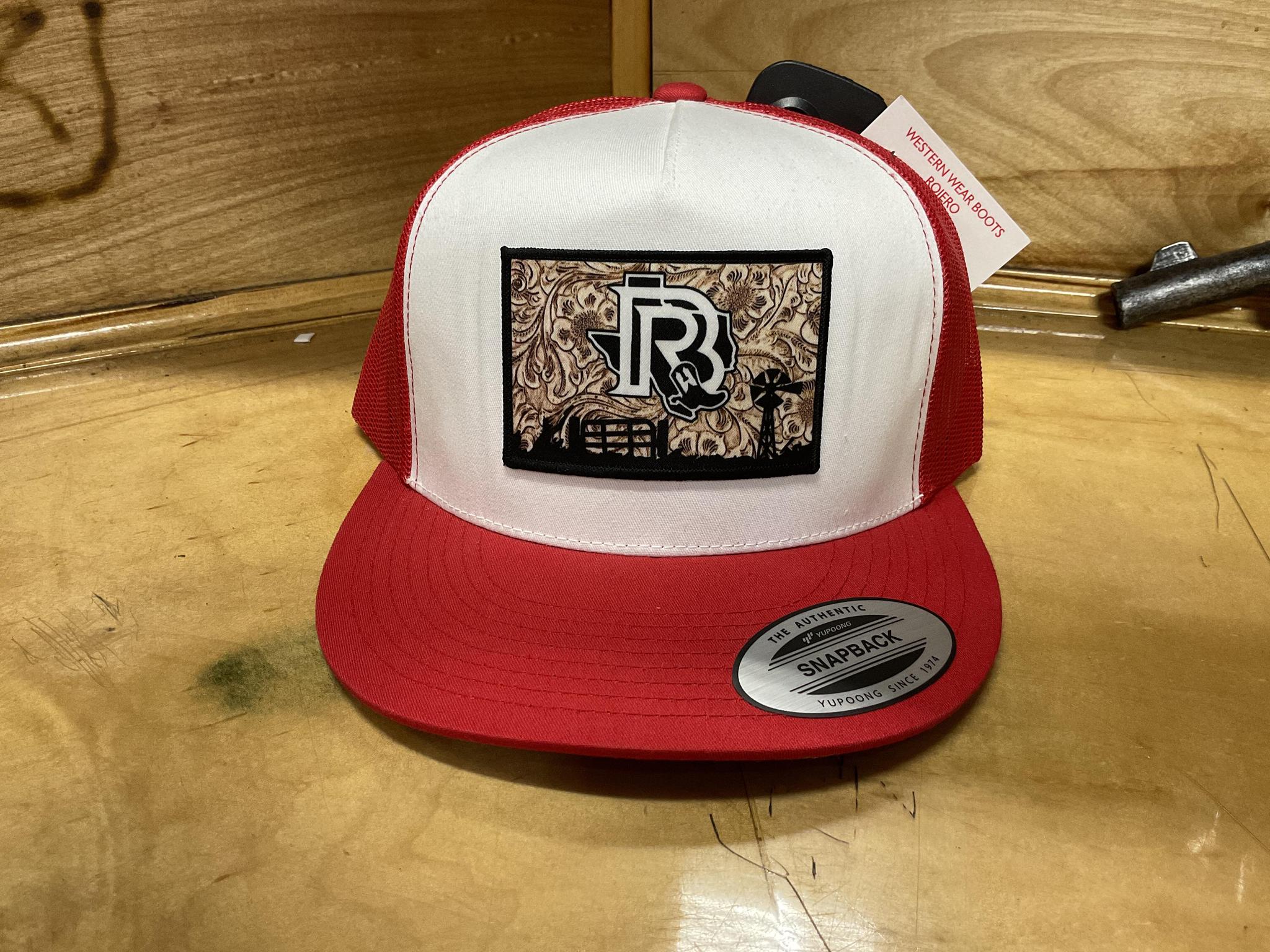 BR TOOLED LEATHER EDITION WHITE/RED CAP