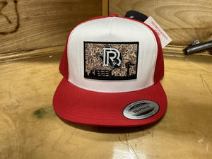 BR TOOLED LEATHER EDITION WHITE/RED CAP