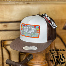 Load image into Gallery viewer, RED DIRT CAPS : “Aztec Buffalo” Brown / White RDHC23